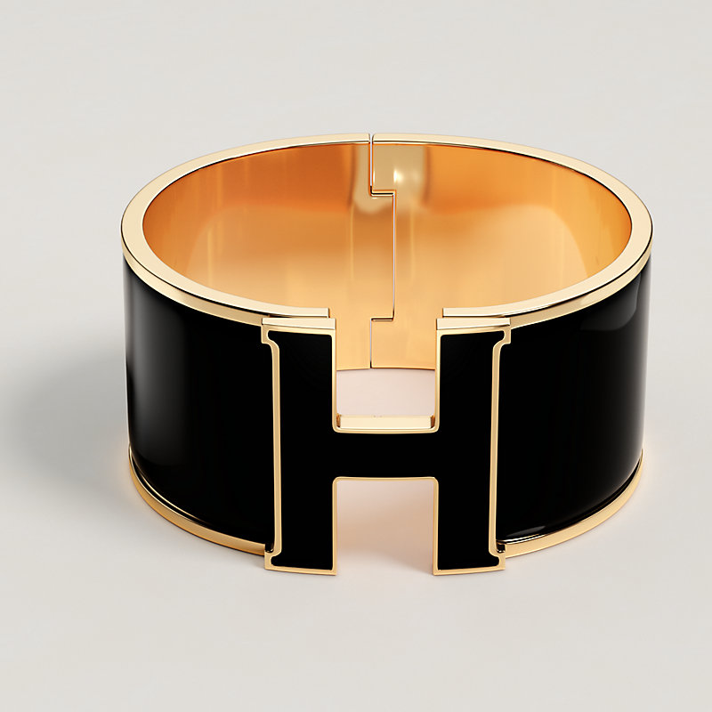 Clic H XL Midnight bracelet | Hermès USA